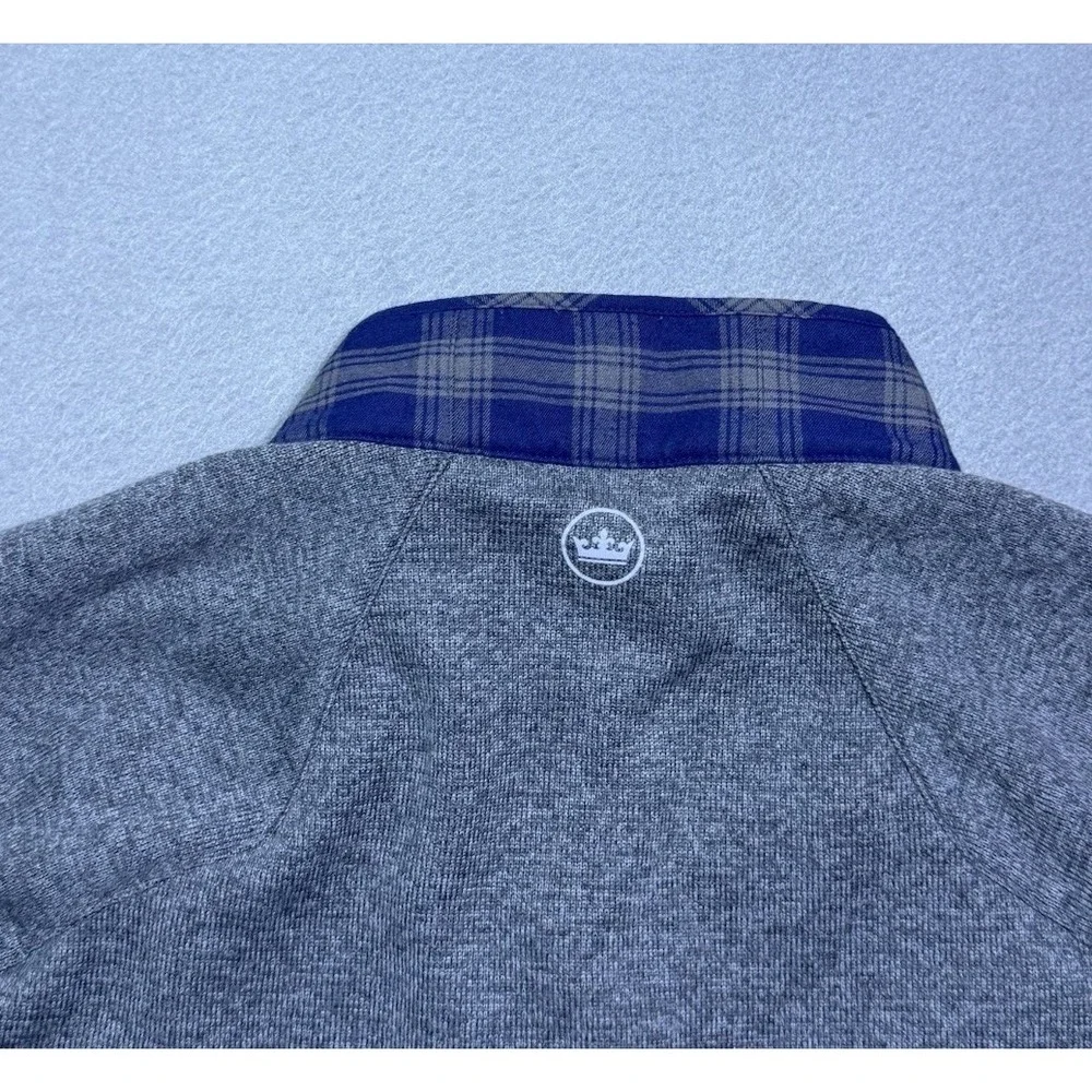 Peter Millar Jacket Mens M Performance Flannel Full Zip Athleisure Normcore